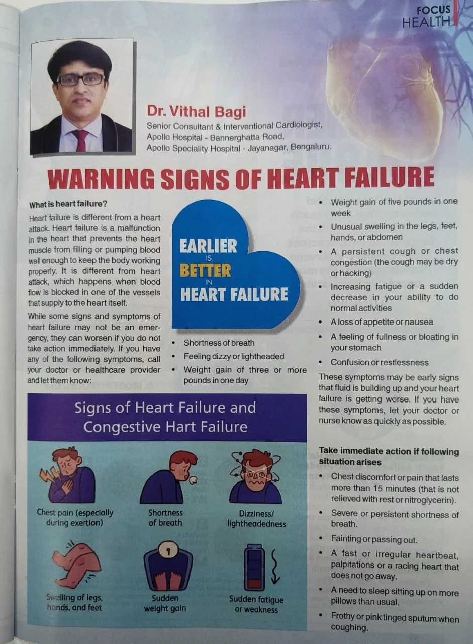 Warning Signs of Heart Failure